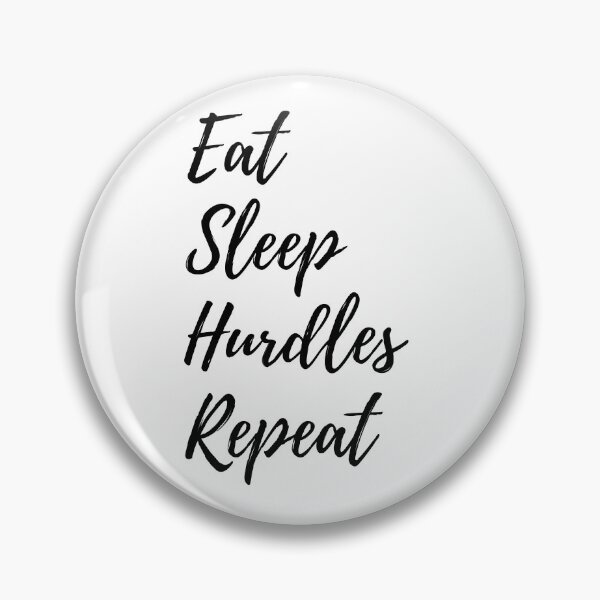 Item preview, Eat Sleep Hurdles Repeat designed and sold by stuff-n-stuff.