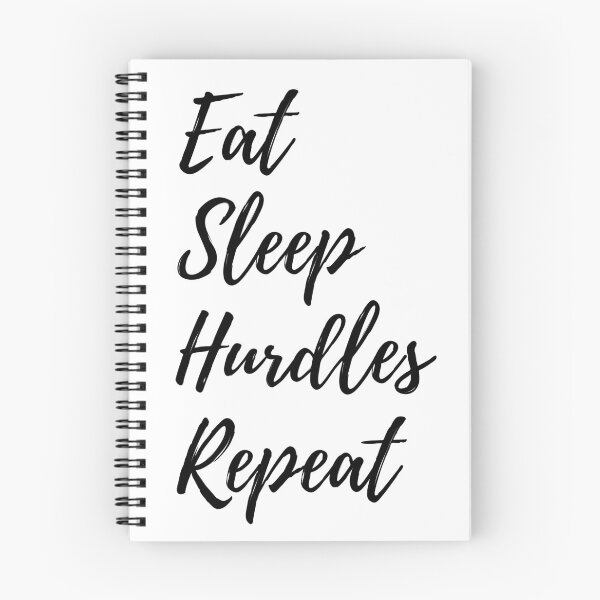 Item preview, Eat Sleep Hurdles Repeat designed and sold by stuff-n-stuff.