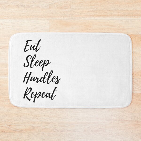 Item preview, Eat Sleep Hurdles Repeat designed and sold by stuff-n-stuff.