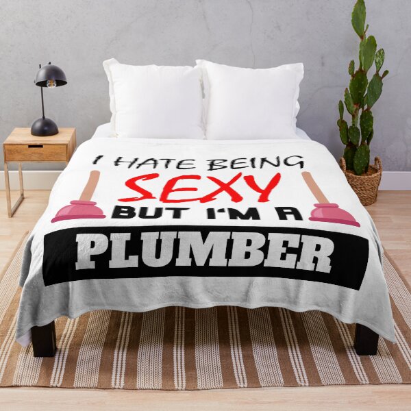 Item preview, I hate being sexy but i'm a plumber designed and sold by OMdesigns93.