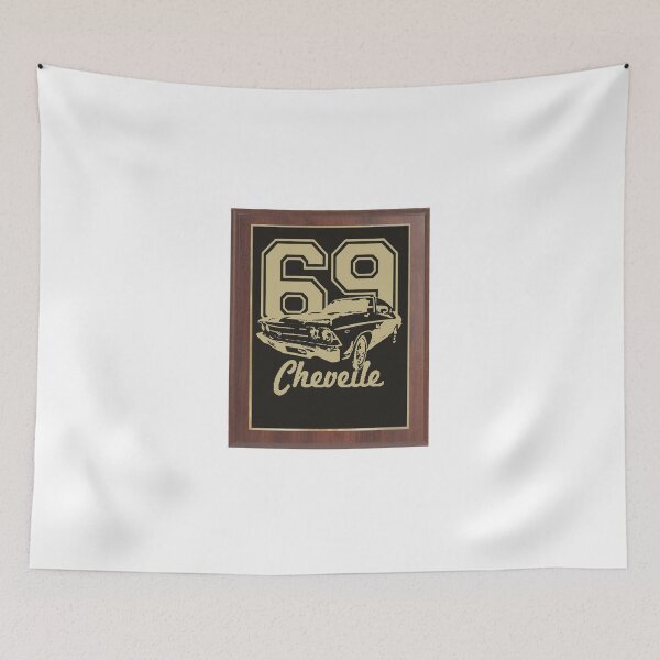 Item preview, 1969 Chevelle Three plaque trophy car fan t shirt designed and sold by StrihsApparel.