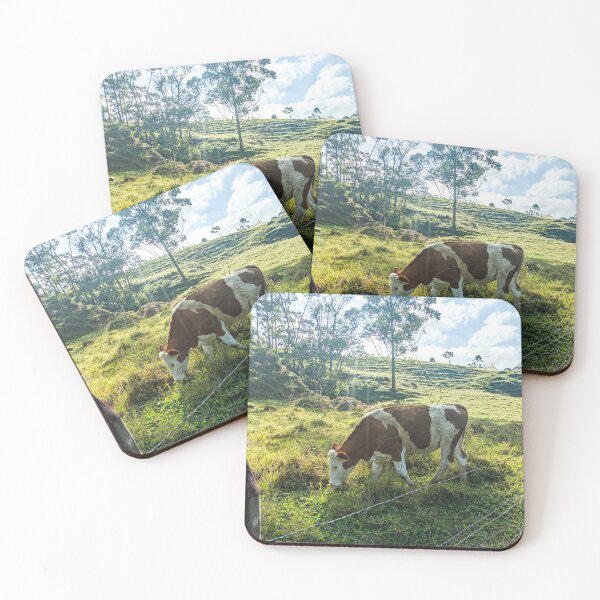 Item preview, beautiful cow eating alone in the nature designed and sold by hateeyes.