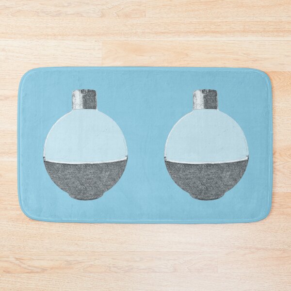 Item preview, Pencil drawing of a fishing bobber in gray tones designed and sold by soupstock.