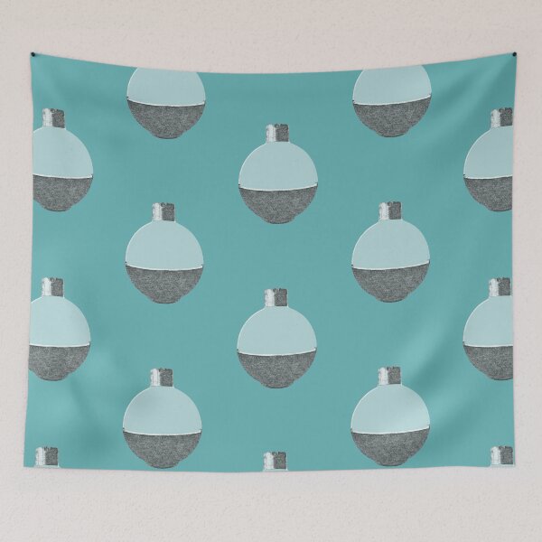 Item preview, Pencil drawing of a fishing bobber in gray tones designed and sold by soupstock.