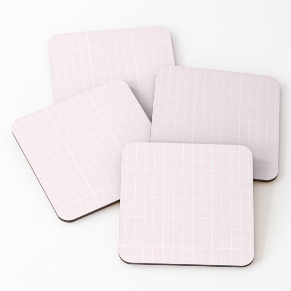 Item preview, light pink grid designed and sold by pizzarolls0607.