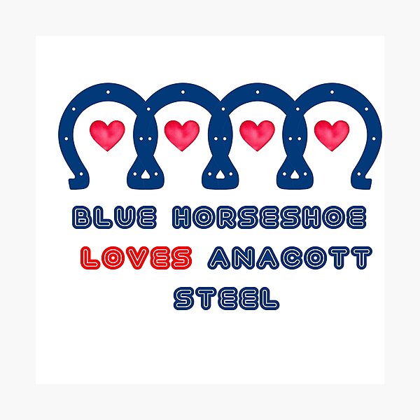 Anacott loves youtube horseshoe blue steel Blue Horseshoe