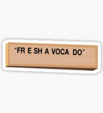 Fr e sh a voca do Sticker