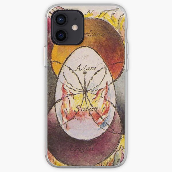 Illustration to Milton a Poem. In Blake's mythology, Adam and Satan are two extremes of the fallen Albion. iPhone Soft Case