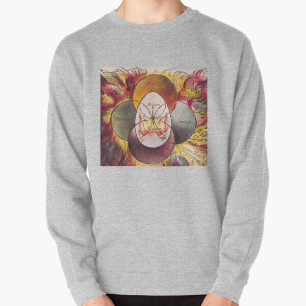 Illustration to Milton a Poem. In Blake's mythology, Adam and Satan are two extremes of the fallen Albion. Pullover Sweatshirt