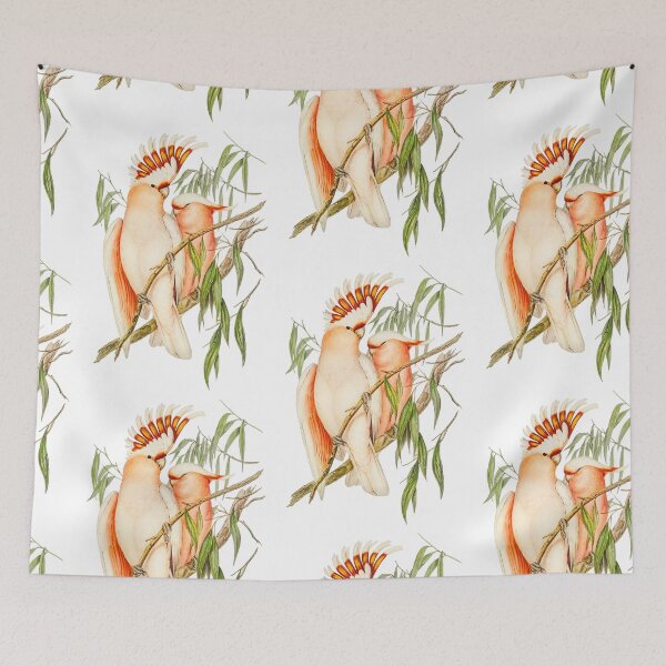 Item preview, Lovebirds - Vintage Cockatoo Illustration (18th Century) designed and sold by No AI Classic Vintage Art.
