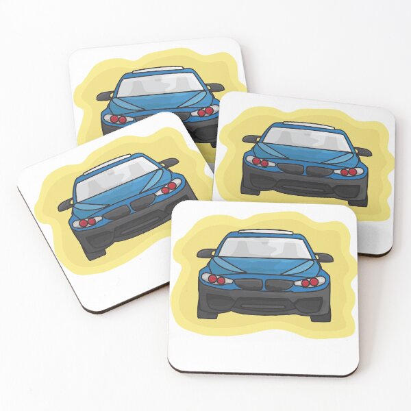 Item preview, Blue car cartoon art - speed in your life designed and sold by feel-free-store.