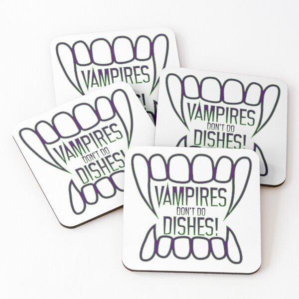 Item preview, Vampires don't do dishes!!! What we do in the shadows designed and sold by GoosterGoo.