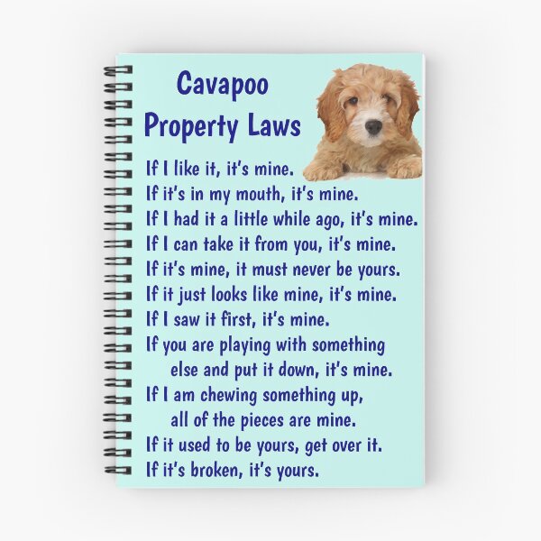 Item preview, Cavapoo - property laws  designed and sold by thepetcellar.