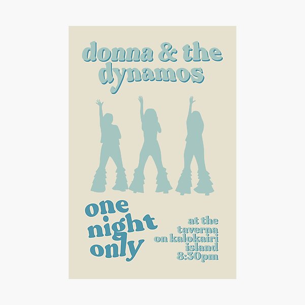 Donna & the Dynamos Photographic Print