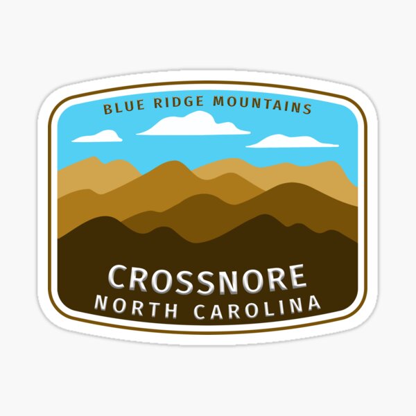 "Crossnore, North Carolina" Sticker for Sale by positiveimages Redbubble