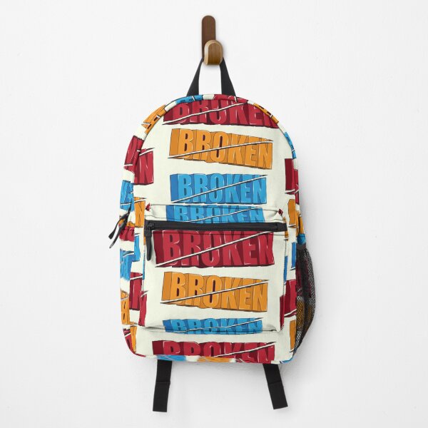 Item preview, Broken 3d text art - Colorful typography designed and sold by feel-free-store.