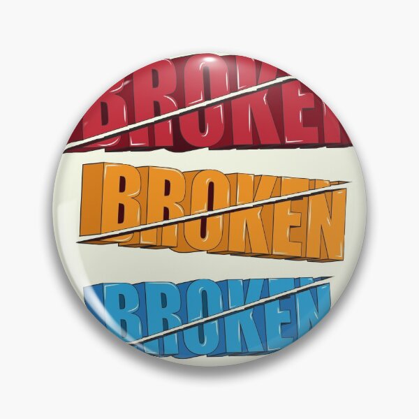 Item preview, Broken 3d text art - Colorful typography designed and sold by feel-free-store.