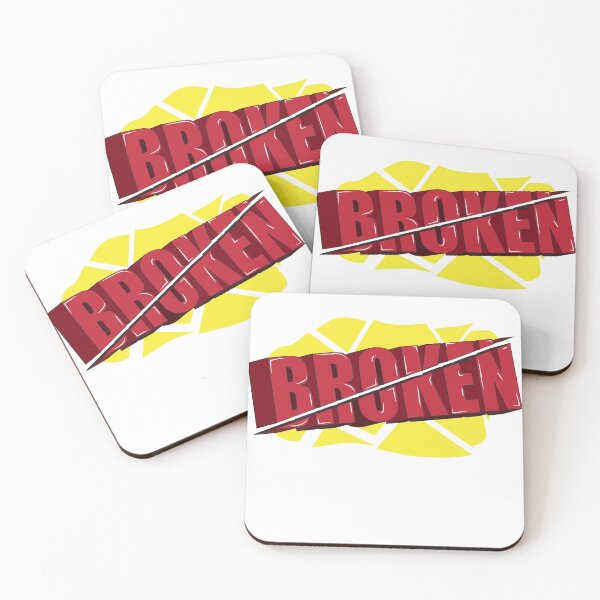Item preview, Broken 3d text art - Colorful typography designed and sold by feel-free-store.