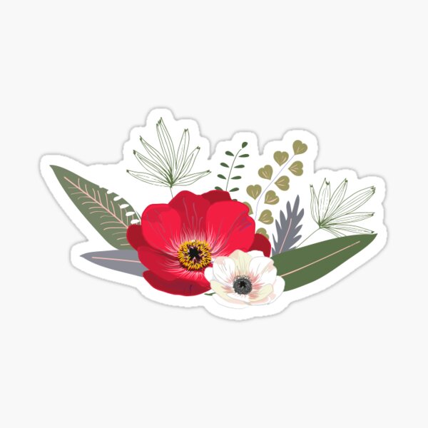 Artikel-Vorschau von Anemonen & Palmen, designt und verkauft von Anis Illustration.