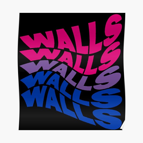louis tomlinson paredes logos bandera bisexual Póster