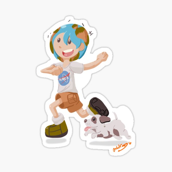 Tierra-Chan Pegatina