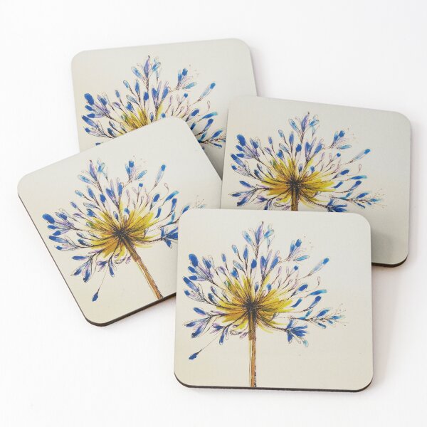 Item preview, Blue Nile Flower designed and sold by mollyroseprints.