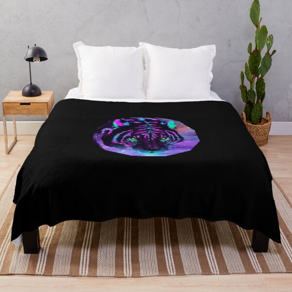 Item preview, Multicolored Psychedelic Tiger designed and sold by ArtxcL.