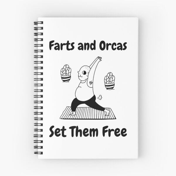 Item preview, Farts And Orcas Set Them Free Funny Saying - Yoga designed and sold by Clothing-Guru.