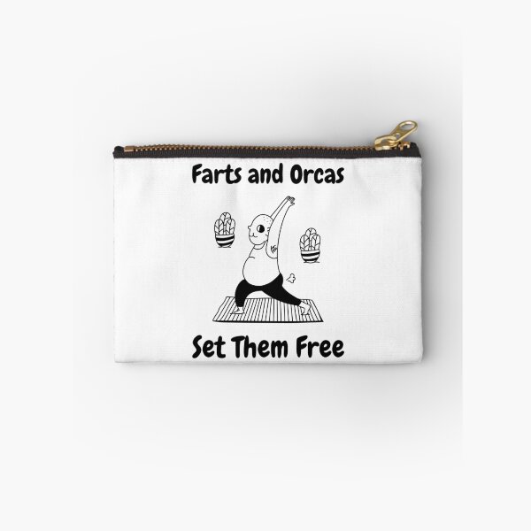 Item preview, Farts And Orcas Set Them Free Funny Saying - Yoga designed and sold by Clothing-Guru.