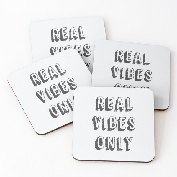 Item preview, REAL VIBES ONLY 01 designed and sold by PAPER MOON art & design.