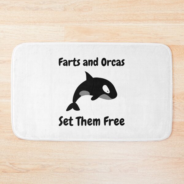 Item preview, Farts And Orcas Set Them Free Funny Saying designed and sold by Clothing-Guru.