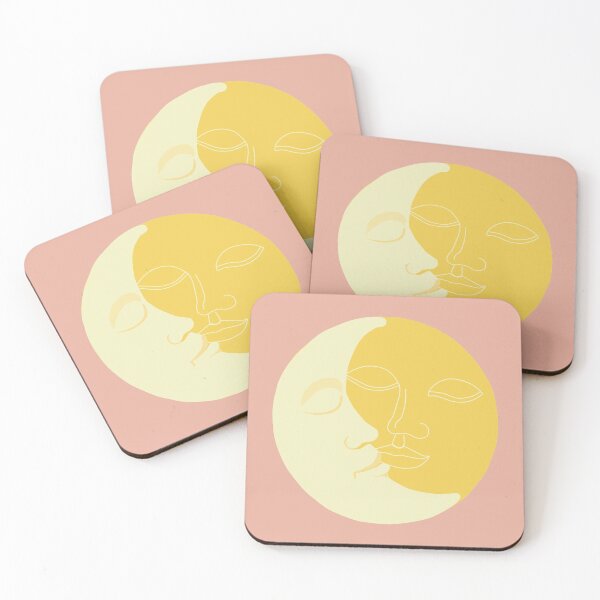 Item preview, Vintage Solar Eclipse -  Sun and Moon Faces designed and sold by Nossikko.