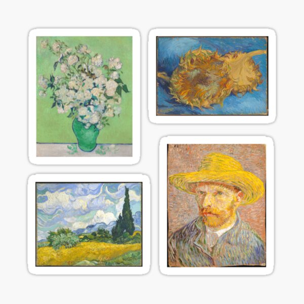 Item preview, Vincent Van Gogh Oil Painting 4-Pack designed and sold by Art by Amanda.