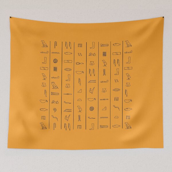 Item preview, Hieroglyphs designed and sold by vibrantyy.