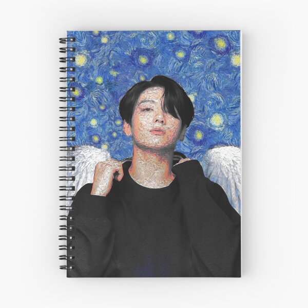 Item preview, BTS Jungkook - Van Gogh Starry Night - angel | Army | Kpop | RM, Suga, Jin, Jimin, J-Hope, V designed and sold by Vane22april.