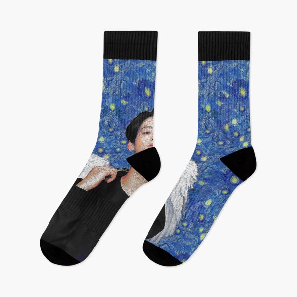 Item preview, BTS Jungkook - Van Gogh Starry Night - angel | Army | Kpop | RM, Suga, Jin, Jimin, J-Hope, V designed and sold by Vane22april.