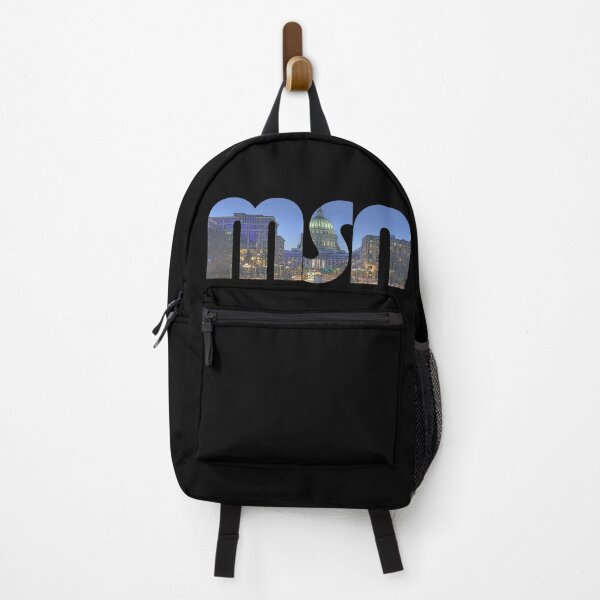 Item preview, Madison, Wisconsin MSN Night Cityscape designed and sold by CrabbyLobster.