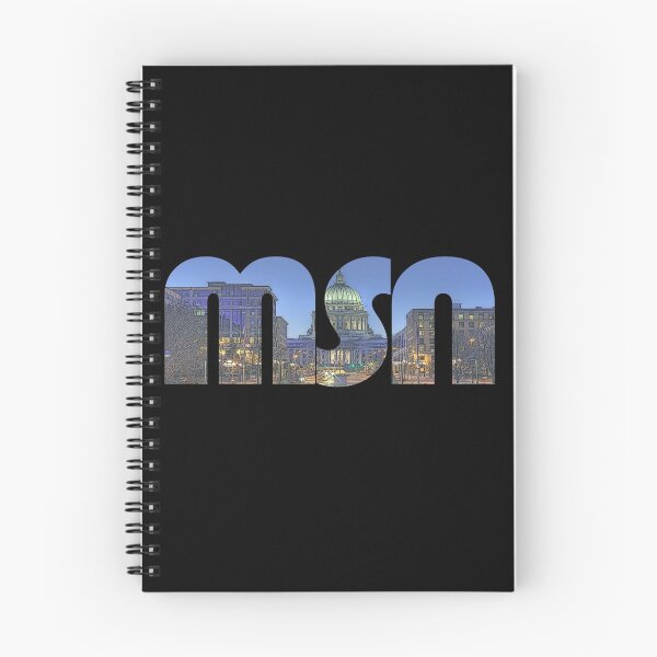 Item preview, Madison, Wisconsin MSN Night Cityscape designed and sold by CrabbyLobster.