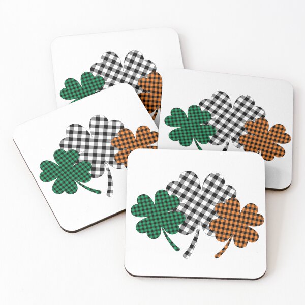 Item preview, Plaid Shamrocks designed and sold by MelsPlace.