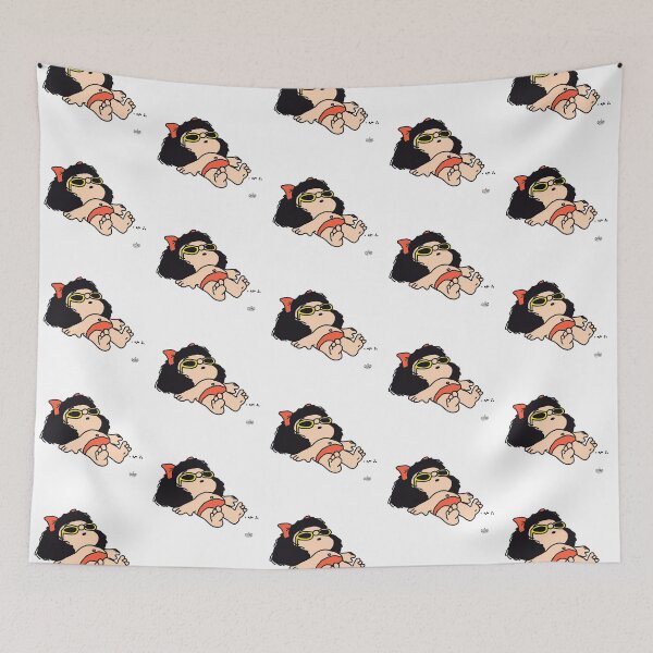 Item preview, Mafalda on the beach sunbathing color designed and sold by urantiana.