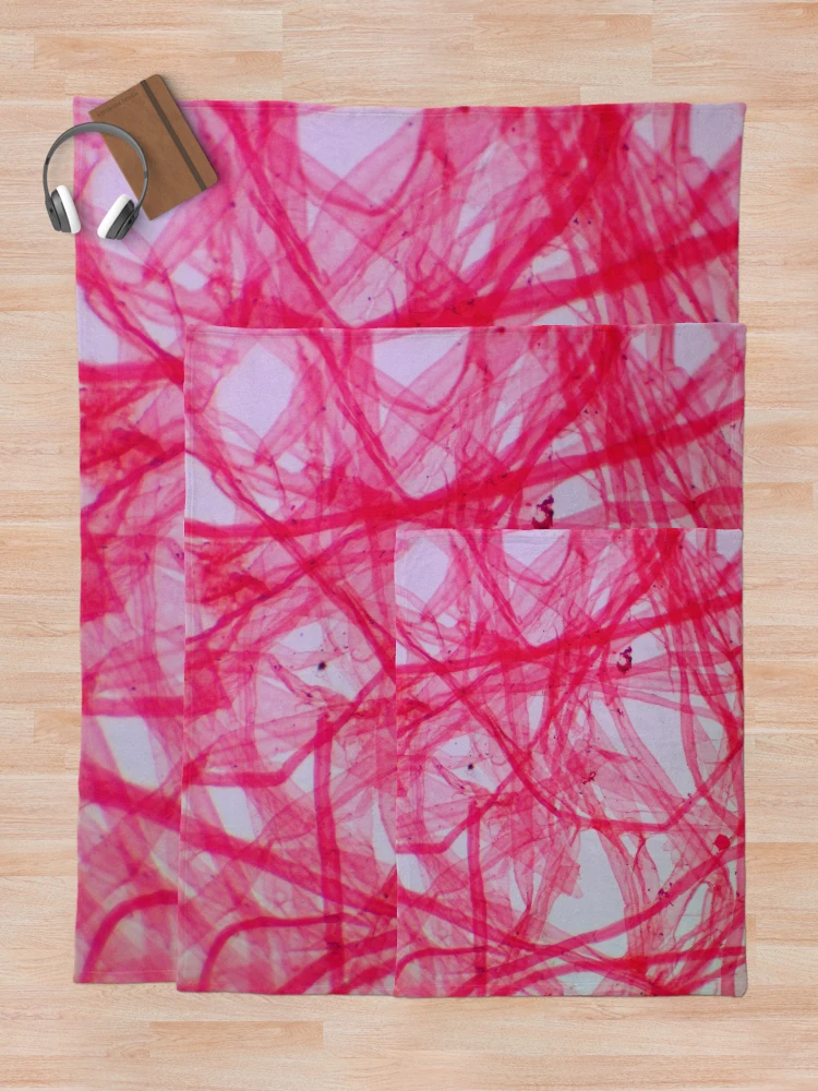Thumbnail 5 of 6, Throw Blanket, Pink Fiber designed and sold by Ragulee.