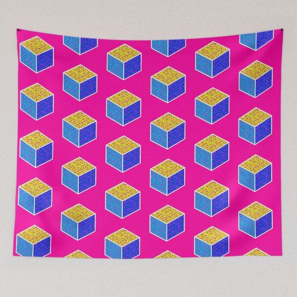 Item preview, funky yellow pattern designed and sold by redstitchlab.