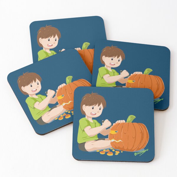Item preview, Child sculpting pumpkin designed and sold by OSuKaRu.