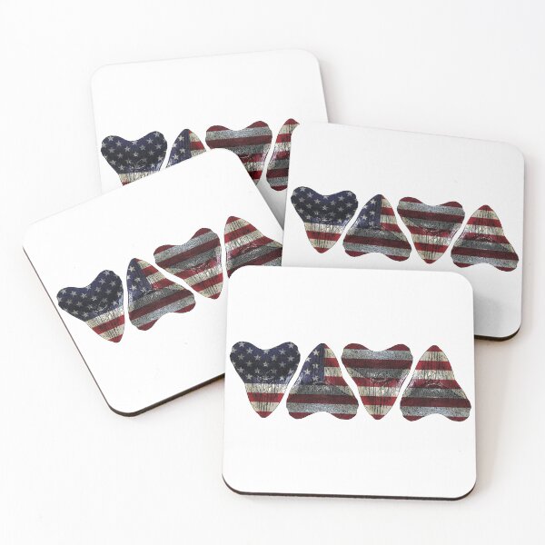 Item preview, American Flag Megalodons Sharks Teeth  designed and sold by baybranded.