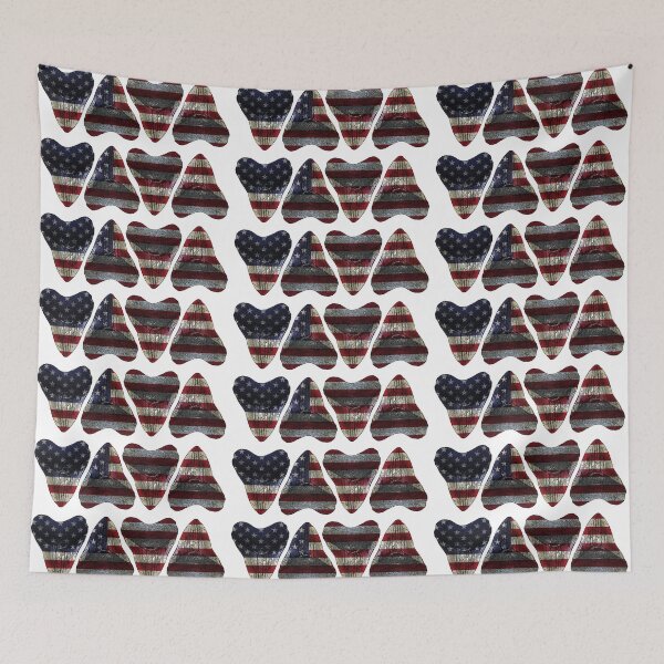 Item preview, American Flag Megalodons Sharks Teeth  designed and sold by baybranded.
