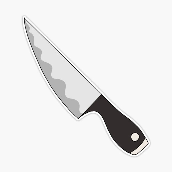 Fancy Knife Sticker by ratbb