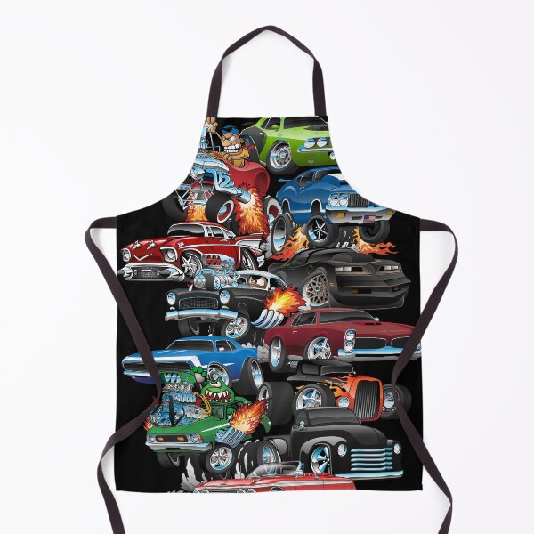 Item preview, Car Madness! Muscle Cars and Hot Rods Cartoon designed and sold by hobrath.