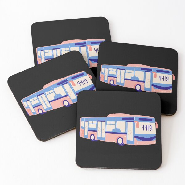 Item preview, SKZ 4419 Cute Pastel Bus designed and sold by SugarSaint.