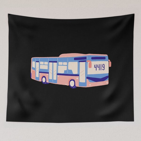 Item preview, SKZ 4419 Cute Pastel Bus designed and sold by SugarSaint.