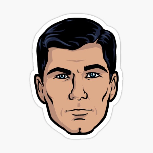 Nirvan Acher Sitcom Sterling Archer Just The Tip Sticker 3inch Colorful ...